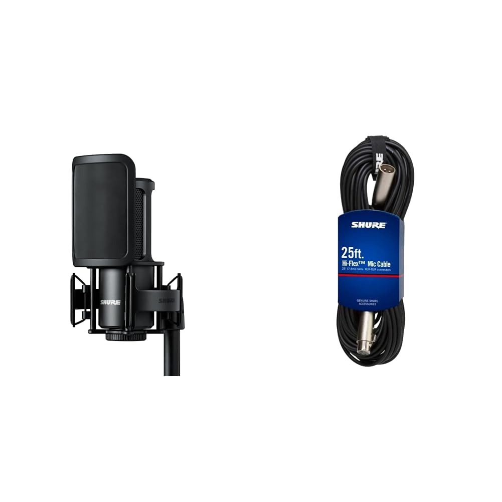Amazon.co.jp: SHURE SM4-K-KIT コンデンサーマイク キット ショック