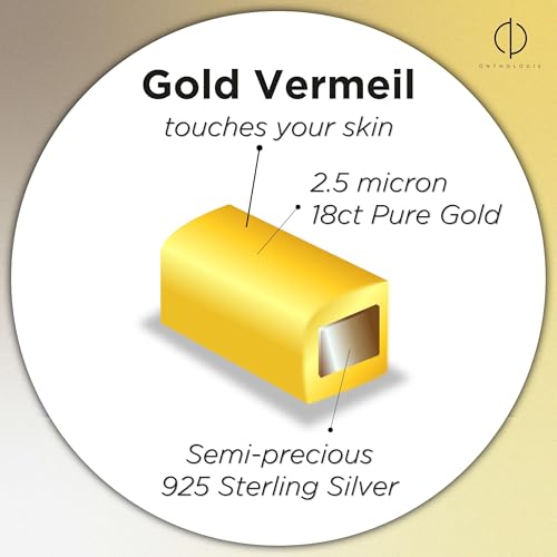 18K Gold Vermeil Italian Rope Chain Necklace for Men Women - 925K ITALY Stamped 18k Gold Vermeil Sterling Silver3