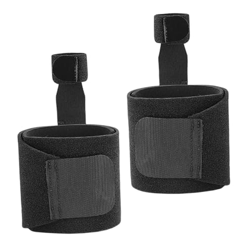 PartyKindom 1 Pair Toe Separators for Men Overlapping Toes Toes Separators for Women Black Toe Corrector for Men Big Toe Splint