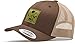 Produktbild Trucker Cap Flexfit Snapback : Wald-Tier Hirsch Wolf Bär Adler - Jäger-Hut Outdoor Cap - Cappi Geschenk für Jäger Natur Baseball Cap Kappe Mütze Outdoor Kletter Wander Zubehör (Brown/Khaki)