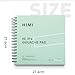 HIMI Gouache Pad 8.5X8.5''(98lb/160g) 50 Sheets Mix Paper Pad, Side Wire Bound, Fine Texture, in Gouache Acrylic Art Pad for Sketching, Ink Sketch Book, Art Supplies Drawing Pad Gift （Green）