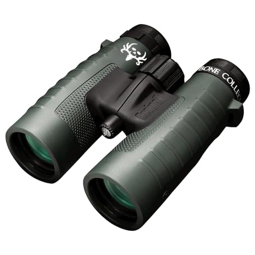 Bushnell Binocular Bundle: Trophy XLT 10x42 Binoculars (Bone Collector Edition) + Deluxe Binocular Harness