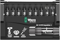 Wera Bit-Sortiment, Bit-Check 10 PZ Impaktor 1, 10-teilig, 05057684001 – Ansicht 2