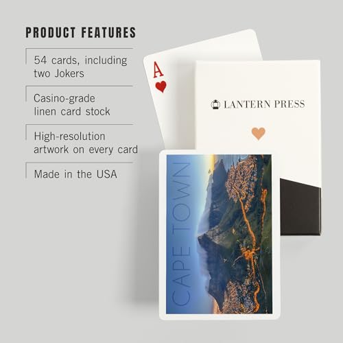 Baraja de Poker Lantern Press Cape Town 52 Cartas miniatura 3
