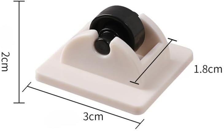 4-Piece Swivel Caster Wheels Set, Heavy Duty Plastic Furniture Casters for Storage Bins, Moving Boxes, Cabinets, and Home Organization
