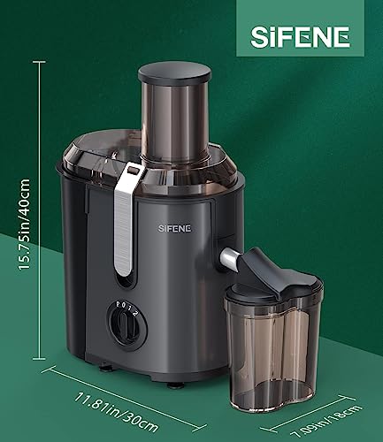 Juicer Machine, 1000W Centrifugal Juicer With 3.2" Big Mouth For Whole Fruits And Vegetable, Sifene Juicer Extractor With 3 Speeds Settings, Celery Carrots Juice Maker, Easy To Clean #TOP6