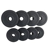 Halterschijven set 50/51mm Chroom 5 kg inclusief koffer - Gorilla Sports