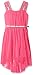 Amy Byer Big Girls' Sparkle Shoulder Tulip Front Dress