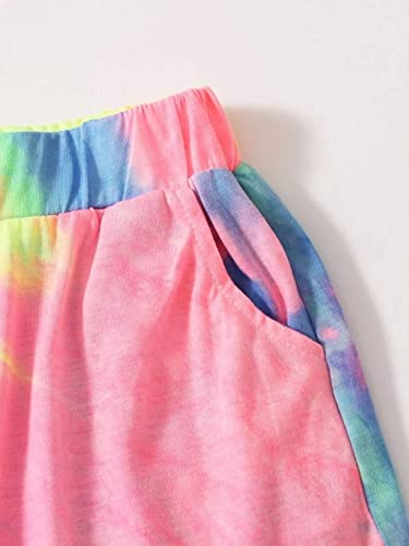 Image of Arshiner Girl's 2 Piece Rayon Print Pullover Kaftan Sweatpants Set