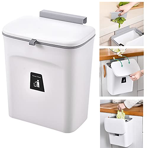 2.4 Gallon Kitchen Compost Bin for Counter Top, Under Sink Garbag...