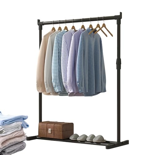 Vibhgtf Perchero Robusto - Percheros Portátiles, Perchero Portátil Para Armario | Perchero Plegable, Organizador De Ropa Ajustable Autoportante Para Abrigos