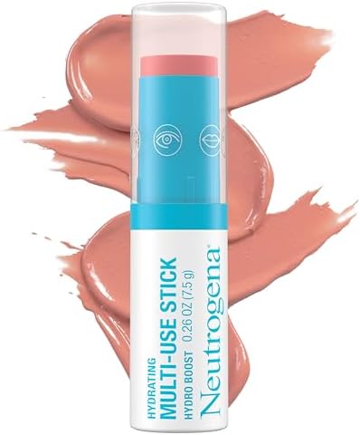 Neutrogena Hydro Boost Hydrating Multi-Use Makeup Stick, Soft Pink, 0.26 oz
