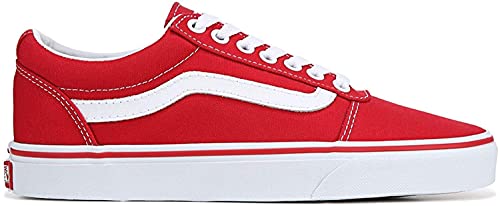 completely red vans