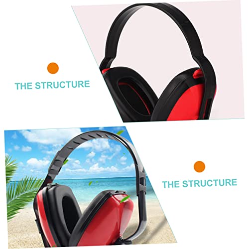 TOYANDONA 2pcs Soundproof Earmuffs Noise Cancelling Headphone Kids Noise Cancelling Ear Muffs Children's Headphones Noise Protection Headphones Kids Headphones Anti Noise Earmuffs Shenzhen - Image 3