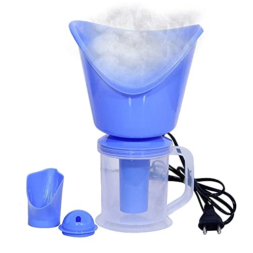 CHRYSOLITEElectric Hot Water Steamer Vaporizer Inhaler (Blue Colour)