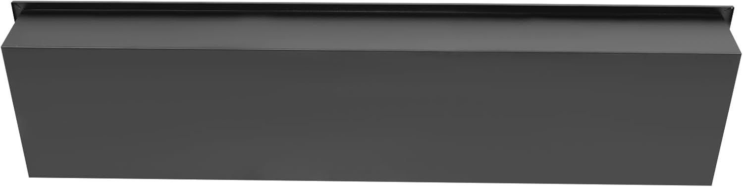 Rectangular Black Stainless Steel Shower Niche - 11" x 35.7" Recessed Wall Storage Shelf, No Tile Needed, Perfect for Bathroom & Office Organization, Waterproof & Stylish Design