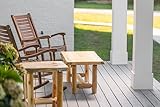 Rustic Log Coffee and End Table Set Pine and Cedar (Natural Clear)