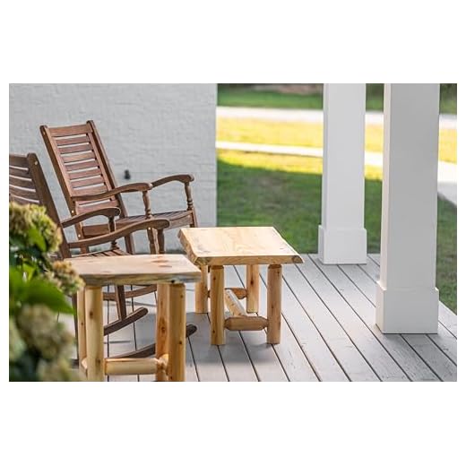 Southern Rustic Logwerks Coffee Table Set