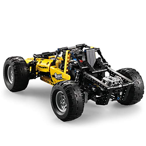 YaYashow Technik Bausteine Buggy, All-Terrain Geländewagen mit Power-Funktion und LED, 522 Pcs Klemmbausteine Bausatz… – Bild 5