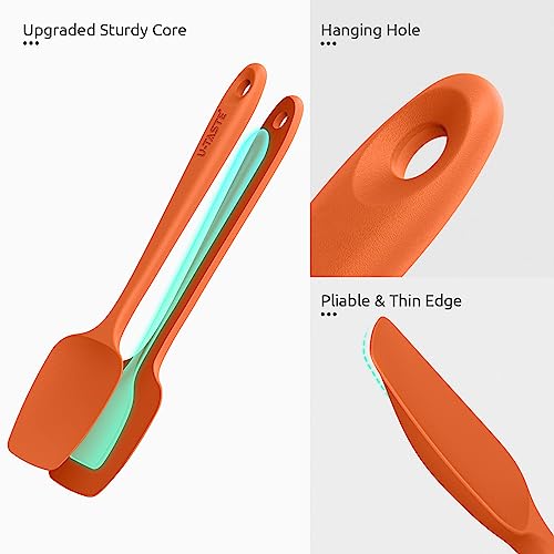 Image of U-Taste Silicone Spatula Set, 600ºF High Heat Resistant, 3-Pcs, Colorful