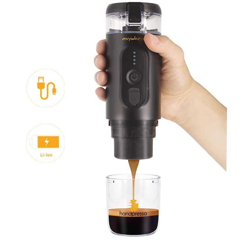 HANDPRESSO - tragbare Akku Kaffeemaschine E- Presso 21700 | Camping Kaffeemaschine Auto Nespresso-Kapseln | tragbare… – Bild 3