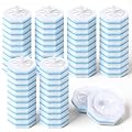 IANFAN 60 Counts Disposable Toilet Wand Refills Compatible with Most Bowl Brush Wand, Toilet Bowl Cleaner Refill Pads, Disposable Bathroom Toilet Brush Scrubber for Deep Cleaning Stain Removal