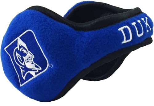 180's NCAA Duke Blue Devils Adjustable Behind-The-Head Ear Warmers, Unisex, Blue, One Size Fits Most