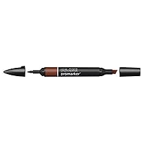Winsor & Newton 0203252 – Pennarello a Doppia Punta , Marrone (Walnut), 3.5×19.5×1.4 cm
