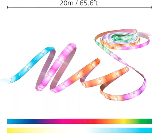 Image of WiZ Connected 65.6 ft LED Light Strip For Your Smart Home - Flowing Multicolor LED, Color-Changing, Cuttable - Voice /App Control - 2 Rolls