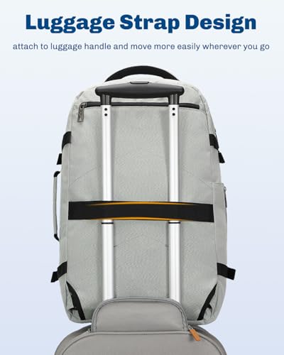 Image of Hynes Eagle Travel Backpack 40L Flight Approved Carry on Backpack Men Large Cabin Weekender Laptop Backpack Women 15.6 inches