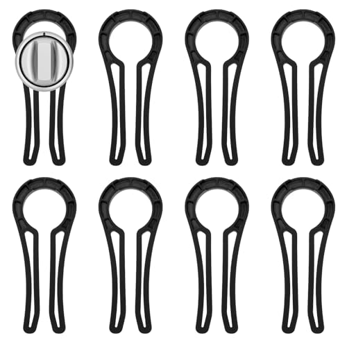 8 peças de maçanetas de fogão a gás para crianças, pacientes com demência, à prova de crianças, maça