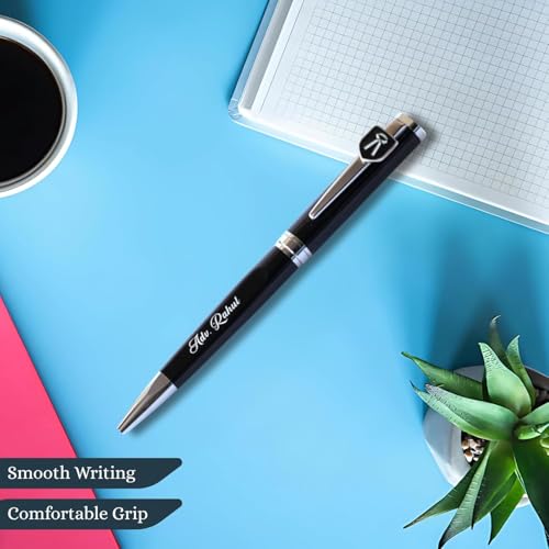 Image of Personalized Pen with Name Engraved I Metal Classy Customized Roller Ball Pens I Comfortable to Hold & Write I Gift for Men & Women Birthday Corporate Gifting (ADVOCATE PE)