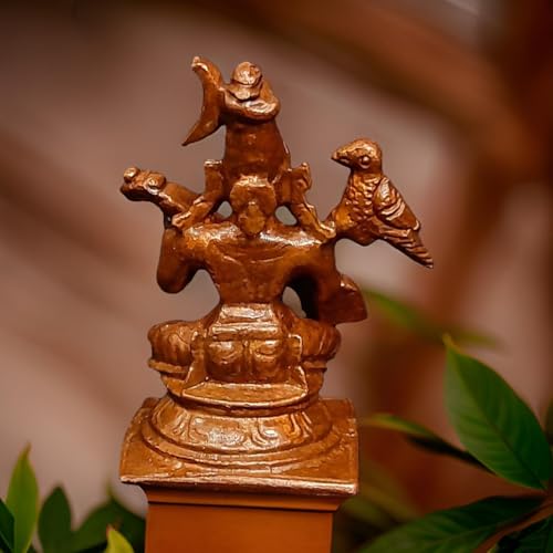 Image of Goddess Raja Matangi Murti Copper - 1.6 in - Pack of 1