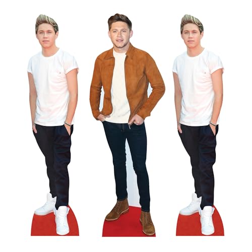 Star Cutouts CS1232 Niall Horan Shelf Top Cutout Pack of Three Cardboard Cutouts Height 31cm - Ideal for Fan Theme Parties Birthdays Surprise Gifts & Room Decorations & Events
