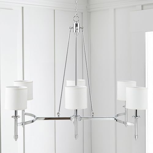 Hampton Hill 6-Light Chandelier for Bedroom Eleganza Farmhouse Inspired Bedford