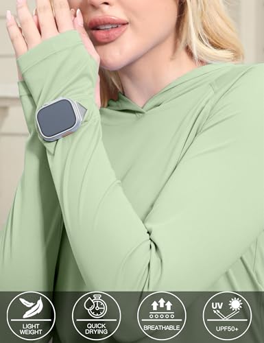 Women's Sun Shirts UPF 50+ Protection Hoodie Shirts Rash Guard Long Sleeve Sun SPF Fishing Shirt UV for Outdoor Beach4