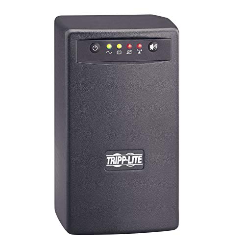 Tripp Lite SMART550USB 550VA 300W UPS Battery Back Up Tower AVR 120V USB RJ11, 6 Outlets