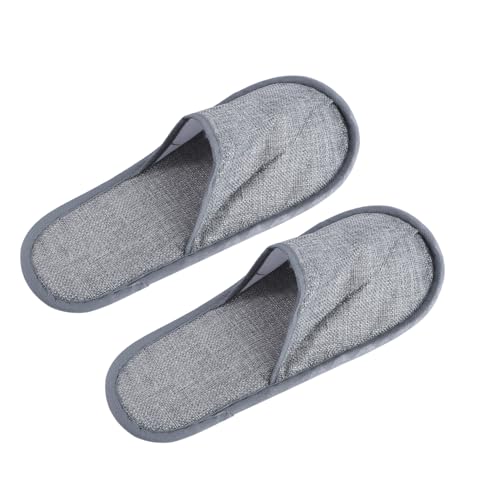 FOMIYES Simple Hotel Slippers 10 Pairs of Washable House Slippers for Spa Travel
