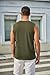 COOFANDY Mens Cut Off Tank Tops 3 Pack Sleeveless Cotton Shirt for Men Training Summer Sport Muscle T-Shirts Light Grey L