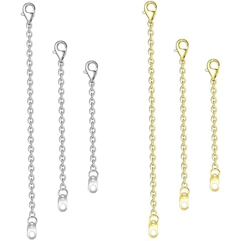 Mozeat Lens 6 PCS Necklace Extenders Cover