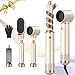 OKWRAP Haarstyler Hairstyler 5 in 1 Airbrush, Hair Styler Set Mit Rundbürstenföhn Haarstyler Warmluftbürste Föhn Lockenstab Luft Thermal Brush Hair Styler Set Für Glätten, Trocknen, Volumen, Locken