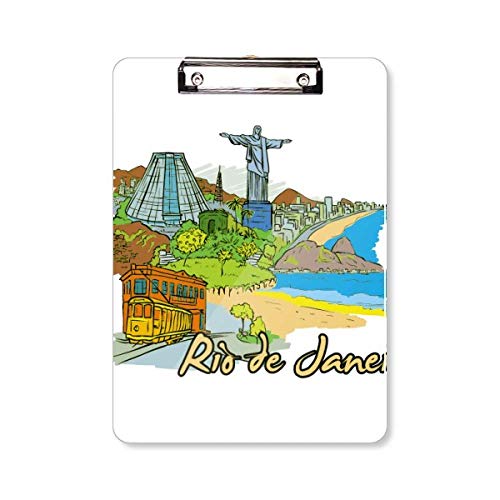 Porte-bloc Rio de Janeiro artistique A4 idée cadeau originale