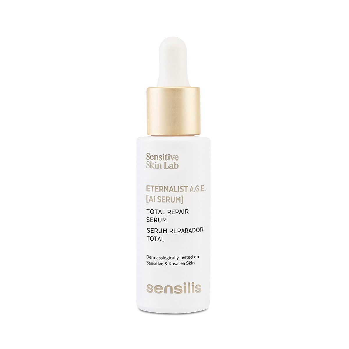 Sensilis - Eternalist A.G.E., Sérum Anti-Âge Réparateur, 30 ml | Vitamine E, Facteurs de Croissance, Antioxydant, Anti-Âge, Peau Mature et Très Sèche, Soin Visage, Texture Sérum, Anti-Âge