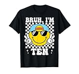 Photo Gallery bruh i m ten 10 10th birthday groovy ragazzi ragazze 10 anni maglietta Photo Gallery bruh i m ten 10 10th birthday groovy ragazzi ragazze 10 anni maglietta