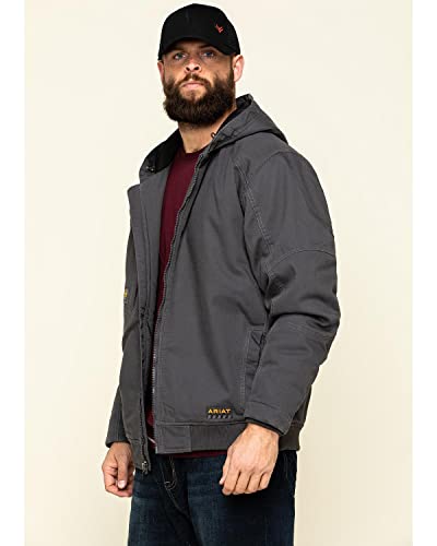 Image of Ariat Men's Rebar Washed DuraCanvas Insulated Jacket