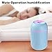Imagen de humidificador de aire caliente de 260 ml con noche