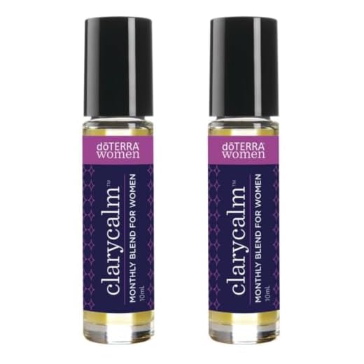 doTERRA Clary Calm Essential Oil Monthly Blend for Women 10 mL (2 Pack)