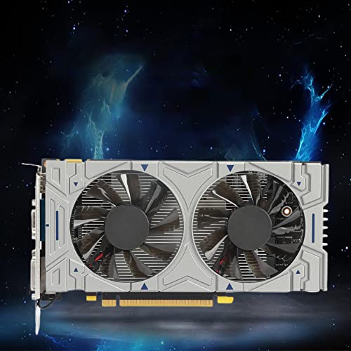 Samfansar Gaming Graphics Card High-Performance Computer Desktop Video Card Game Playing With Cooling Fan Black #TOP1