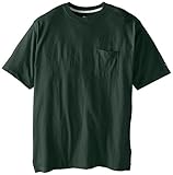 Champion Men's Big-Tall Jersey Pocket T-Shirt, Dark Green, 2X/Tall
