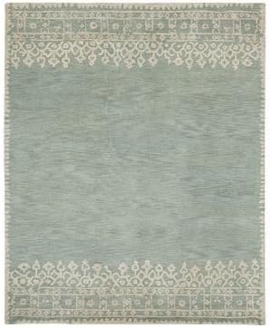 PB Desa Porcelain Blue Color Contemporary Style Handmade Tufted 100% Woolen Area Rugs & Carpet Living Room Bedroom (10'x14' feet)